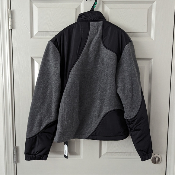 HELIOT EMIL Paneled Fleece Jacket- M - Picture 4 of 11